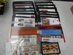 A quantity of sets of anniversary, comms, British Journey covers etc.