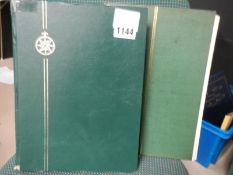 2 stock books containing world and colonial