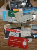 A mixed lot including booklets, mint stamps, presentation packs, post office cards etc.