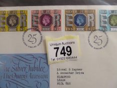 2 albums of first day covers - 1960's onwards