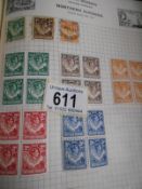6 stamp albums with GB,