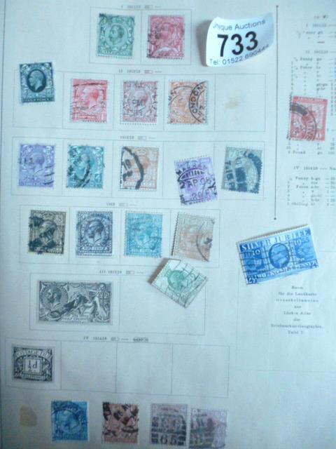 2 old albums of world and GB stamps including Victorian 1d red and others - Image 7 of 7