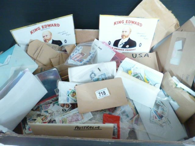 A large quantity of commonwealth and world stamps, stocks, loose, kiloware etc.