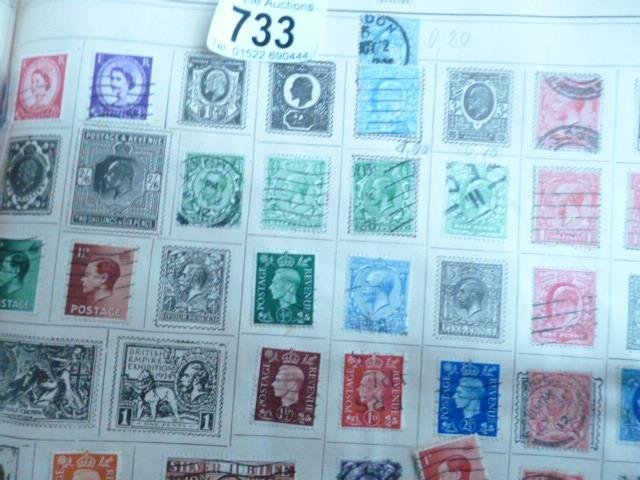 2 old albums of world and GB stamps including Victorian 1d red and others - Image 5 of 7