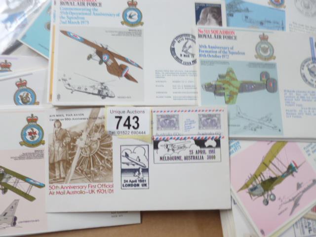 4 folders of aviation related first day covers, loose aviation FDC's, stamp related etc. - Image 5 of 5