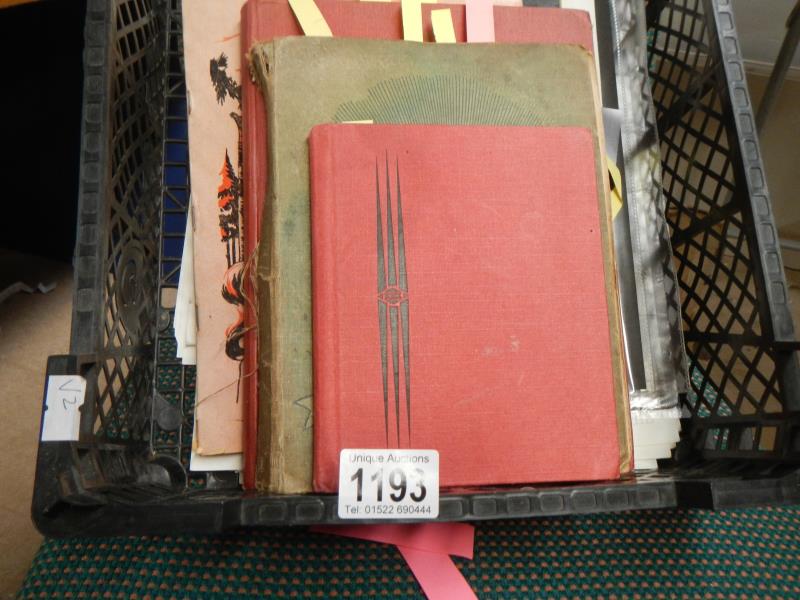 5 old stamp albums and a quantity of loose stamp pages with stamps including Victorian - Image 6 of 6