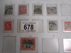 An album Commonwealth stamps