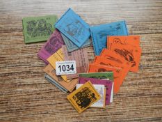 28 pre decimal postage stamp booklets and 6 post decimal same
