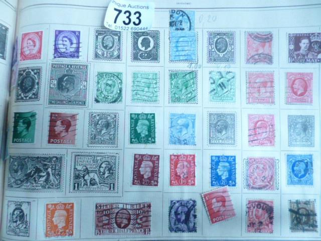 2 old albums of world and GB stamps including Victorian 1d red and others - Image 4 of 7