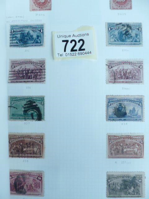 A part album of early American stamps 1851 onwards - commonwealth, - Image 4 of 9