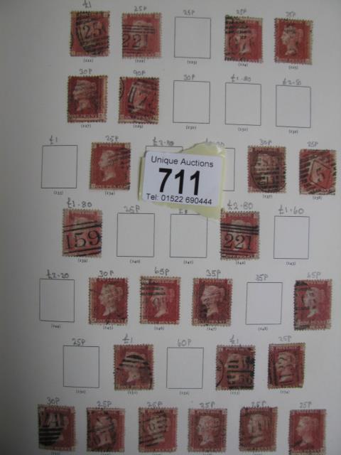 An album of GB including 120 one penny reds and 3 two pence blues - Image 2 of 6