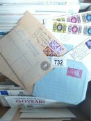 A quantity of first day covers, stamped letters, air mail letters etc.