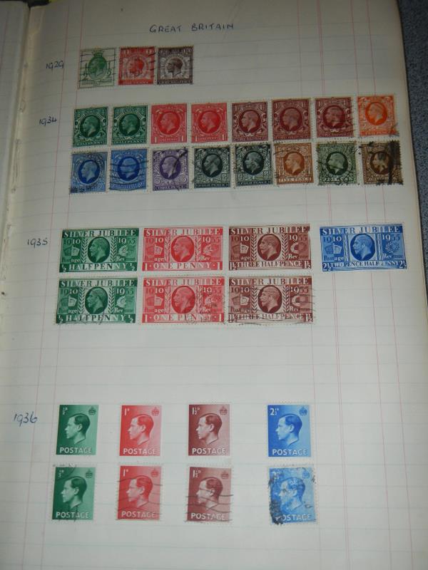 2 stamp collections - foreign and commonwealth