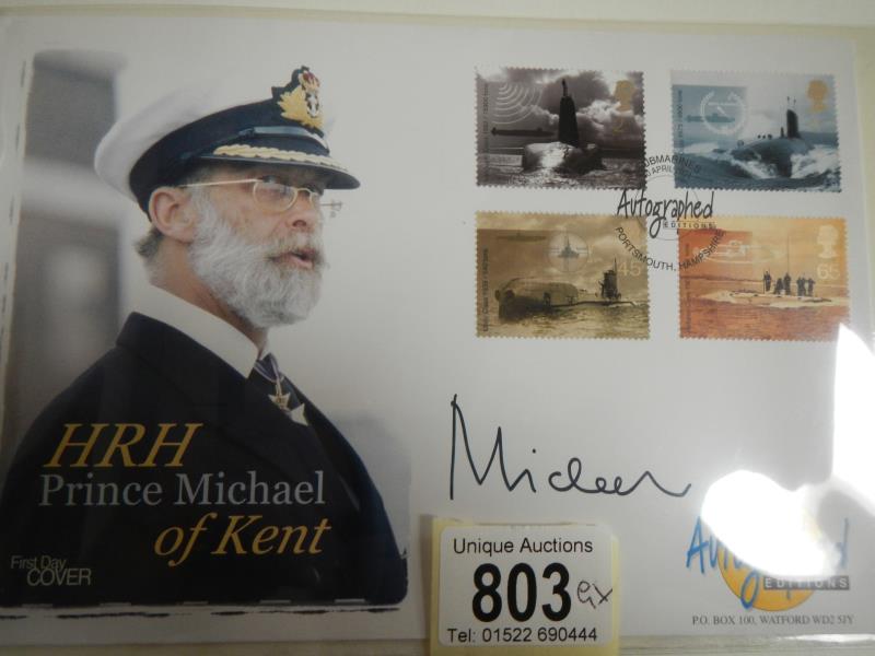 An album of autographed edition FDC's