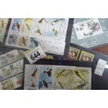 A collection of bird stamps - Eire, USA, Uganda, Christmas Island - sets,