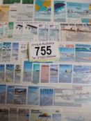 2 albums of Aviation related stamps