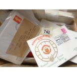 A large quantity of first day covers, stamped envelopes etc.