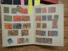 4 small albums and contents including Penny 1d reds and other Victorian stamps etc