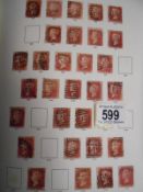 A Windsor album of GB stamps including approximately 86 Victorian 1d reds,