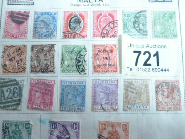 2 distressed albums and 1 other 'Victory' album has 27 GB Victorian stamps including one penny - Image 3 of 7