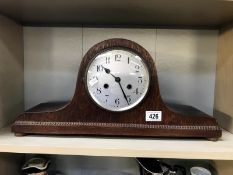 1930s Napoleon hat, mantle clock.