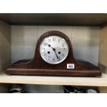 1930s Napoleon hat, mantle clock.