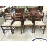 A set of 4 dining chairs