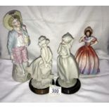 4 old figures