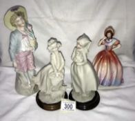 4 old figures