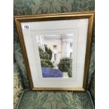 A framed and glazed, limited edition print of Worth House, Suffolk (25 of 250) By M. Neale.