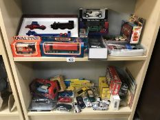 A mixed lot of model vehicles including: Matchbow, Yesterday, Corgi, New Ray etc.