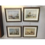 Four shipping prints by Henry Redmore