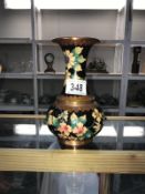A Cloisonne enamel vase