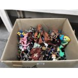 A good collection of action figures, figurines, toys etc.