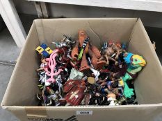 A good collection of action figures, figurines, toys etc.