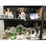 A large quantity of assorted ceramics including boxes Paragon loving cup,