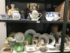 A large quantity of assorted ceramics including boxes Paragon loving cup,