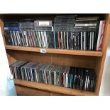 2 shelves of CD's