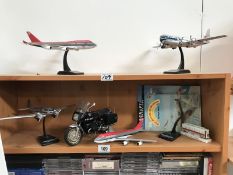 A quantity of model aircrafts