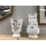 a Spode Vase and a Aynsley vase.