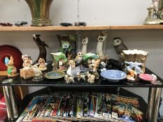 A quantity of animal themed figures and other items, including: Hornsea, Pendelfin, Country Artists,