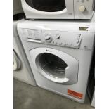 A Hotpoint washing machine