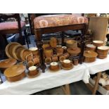 A large quantity of Hornsea Saffron dinnerware