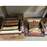 Two boxes of Vintage books, including some Annuals etc.