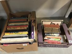 Two boxes of Vintage books, including some Annuals etc.