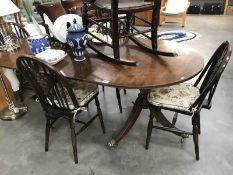 A dining table & 4 chairs