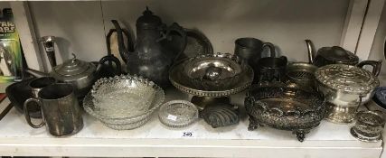 A large quantity of silver plate etc.