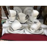 A royal Albert twenty piece tea set.