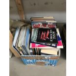 A collection of aviation books, magazines and ephemera.