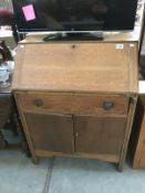 A light oak bureau